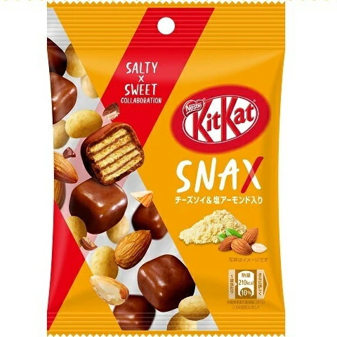 39,5 г KitKat snax сыр соя и миндаль