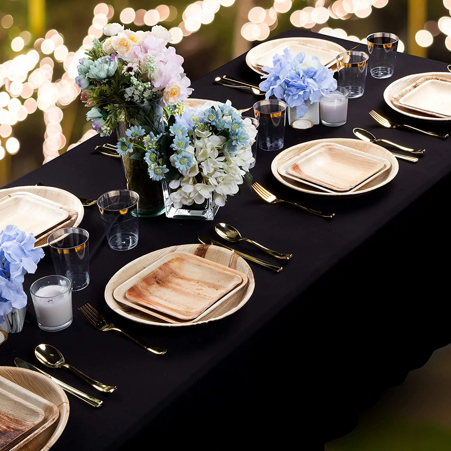 Vietnam Factory 10 Inch Palm Leaf Plates Round Square Sturdy and Eco Friendly Alternative to Disposable Palm Leaf Plates