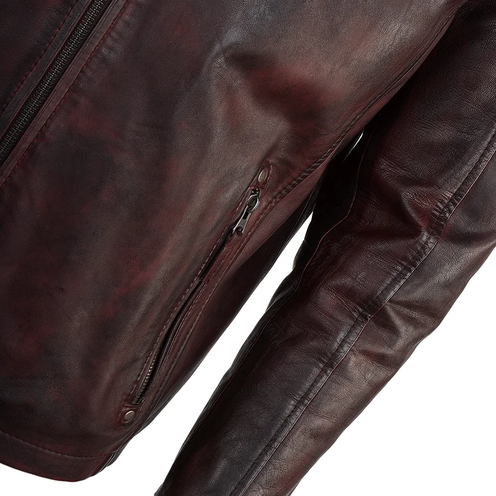 Custom Design Top Quality Pure 100% Leather Jacket