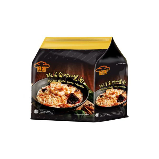 Premium Quality Instant Food Pandan Spicy and Rich White Curry Instant Noodle Easily Prepared From Malaysia