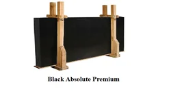 Черный гранит премиум класса новый индийский абсолютный черный Галактический для Cocina гранитный камень по оптовой цене