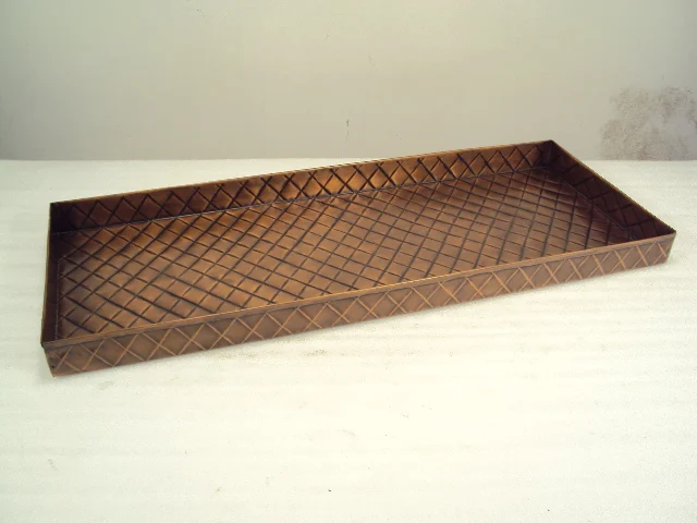 UNIQUE GALVANIZED SHEET BOOT TRAY FOR HOME USE