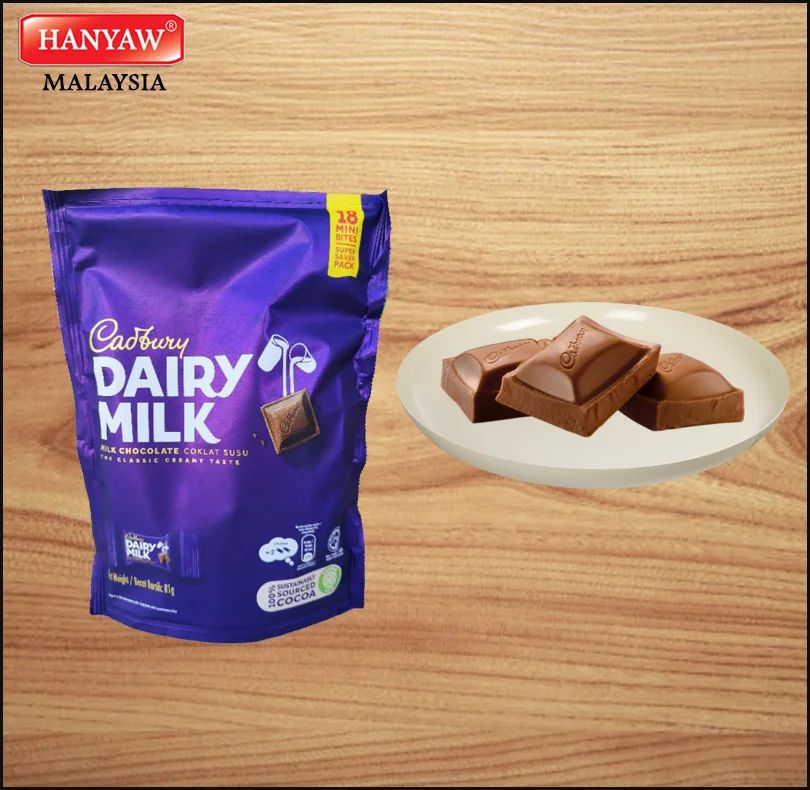 [Malaysia] Fast Shipping + Halal Certified Cadbury Dairy Milk Neaps Doy Bag (40 Packs X 18 Pcs x 81g/Ctn)
