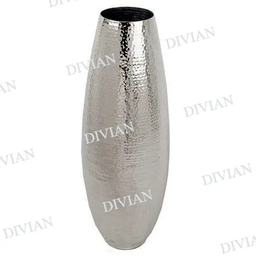 New Handcraft Luxury Design Direct Factory Metal Flower Vases For Home Hotel Wedding Vases Handmade Metal Vases