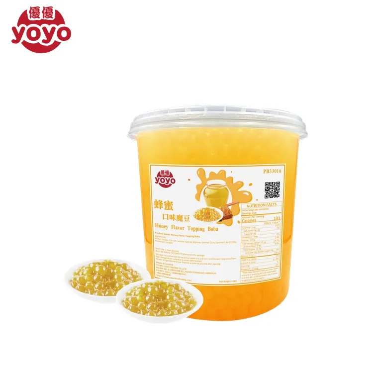 Соковый шар с ароматом меда Boba, Тайвань