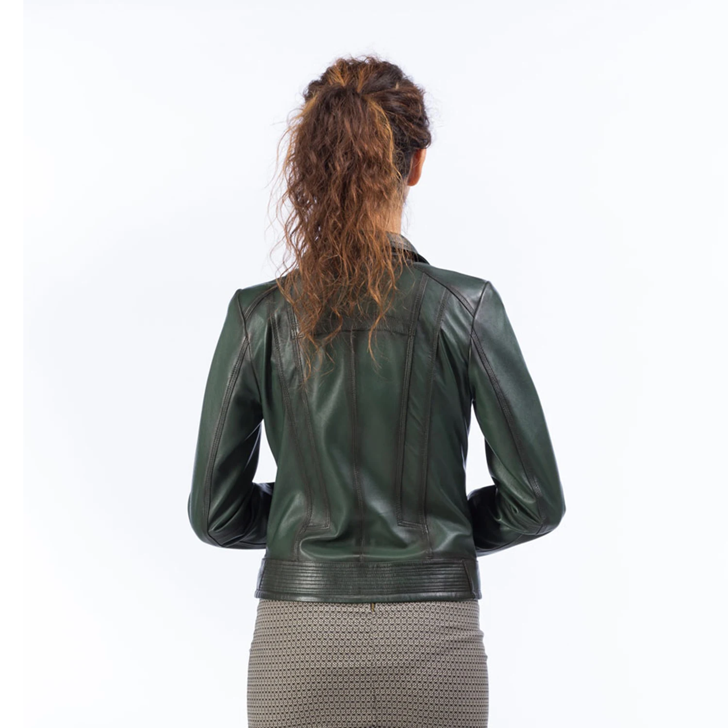 Women Leather Jacket Made in Turkey(OEM and ODM service)