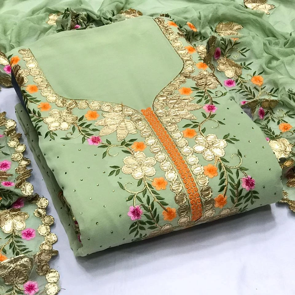 3 piece lawn salwar kameez women Indian Pakistani ethnic ladies party wear Punjabi patiyala stitching available wholesale suit (1600082407973)