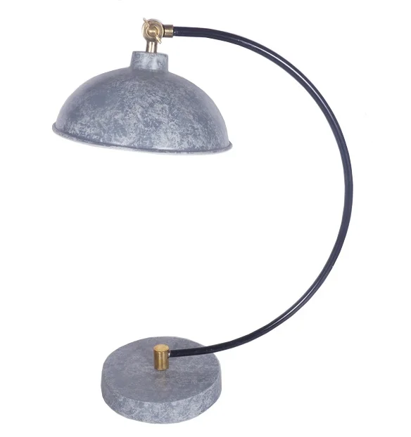 Modern Designer Adjustable Table Lamp with Cone-shaped Shade Iron Aluminum PC Body LED Light Source for Room House Decoration