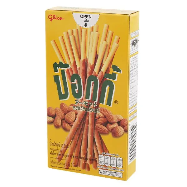 Оптовая продажа печенье со вкусом миндаля Glico Pocky тайская закуска высокого качества 43 5