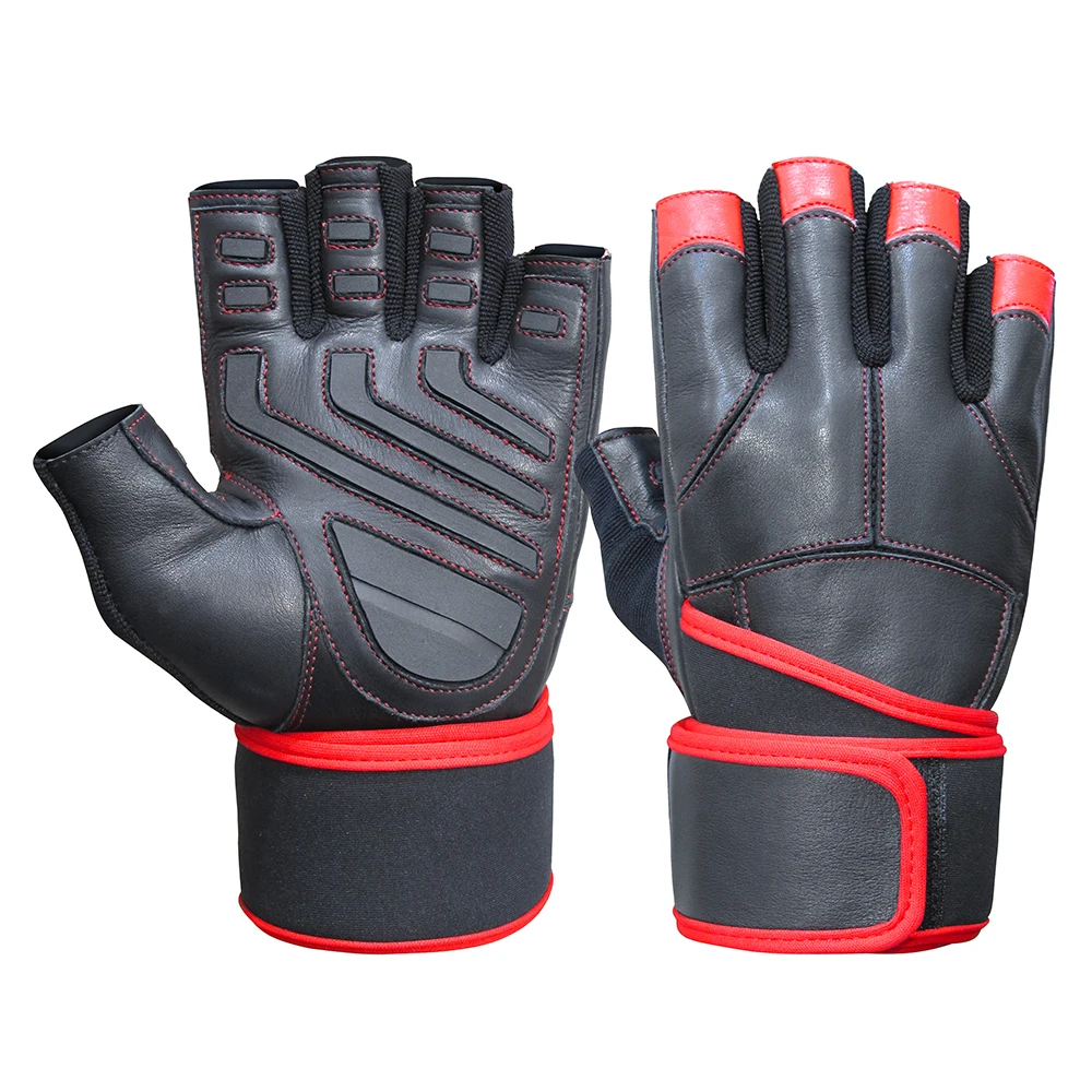 Fitness Weightlifting Gym Training Workout Gloves Palm Protector Half Fingers Cycling Weightlifting Training Gym Gloves