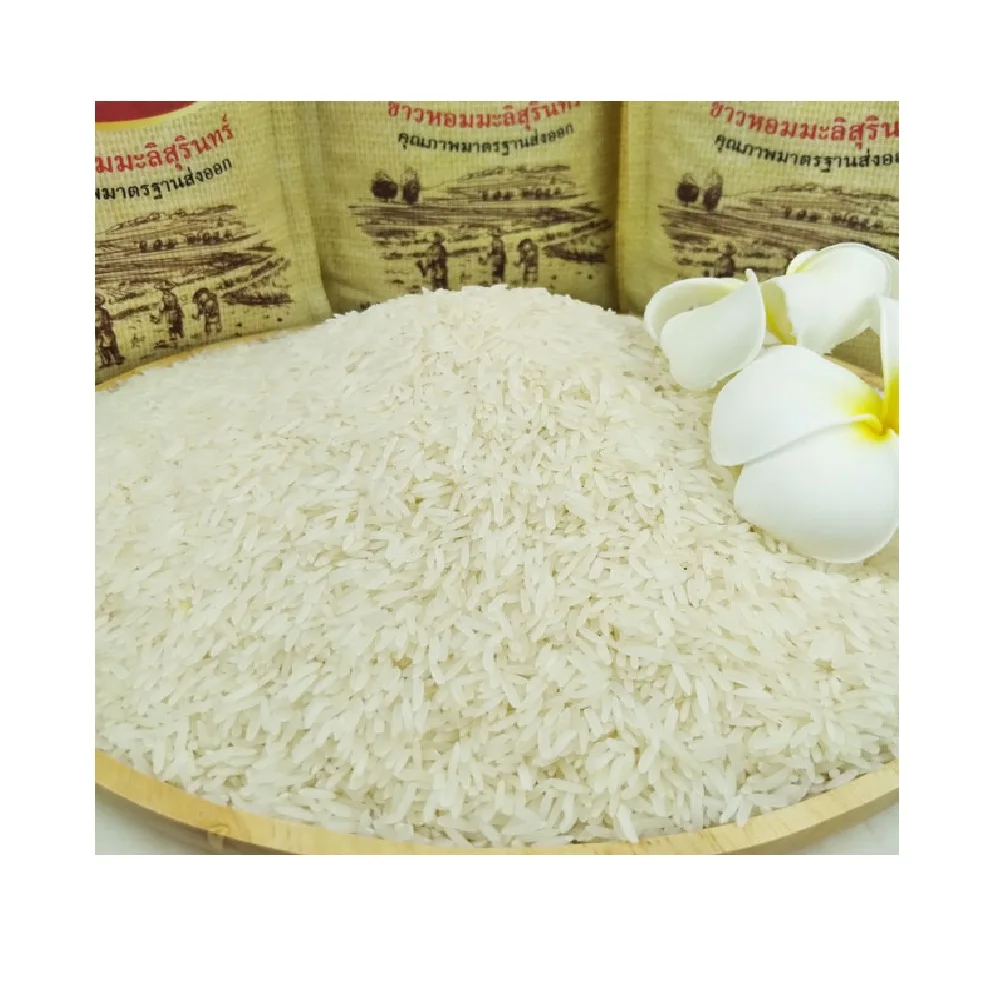 
100% Natural White Jasmine Rice From Thailand Agricultural With AD Drying Proces 