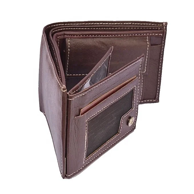 2022 leather men genuine customised wallet leather men | Top quality human leather wallet for men Custom Crazy Horse Wallet