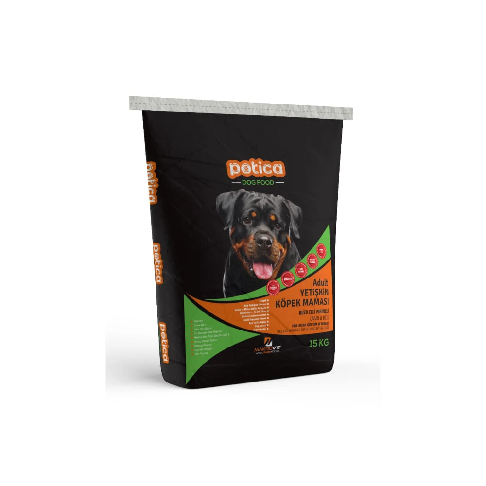 Potica Adult Dog Food - Adult Dog Food With Lamb Meat & Rice