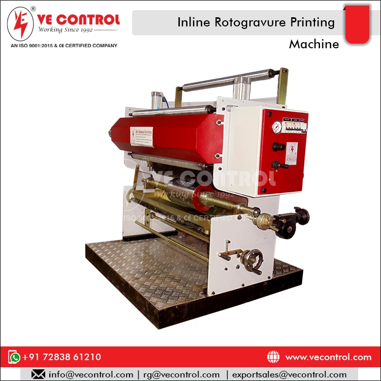 Plastic Bag Printing Usage Inline & Online Rotogravure Printing Machine with 1 Year Warranty for Global Purchasers