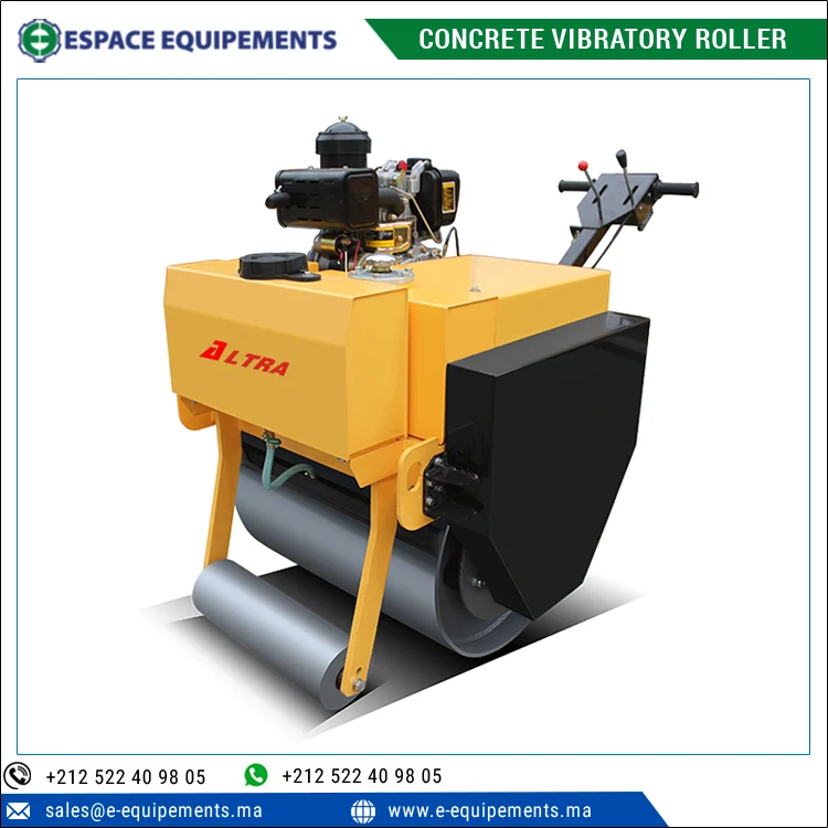 70 Hz Vibration Frequency 50N/cm Static Linear Load Concrete Vibratory Roller/ Concrete Vibrator Construction Machinery