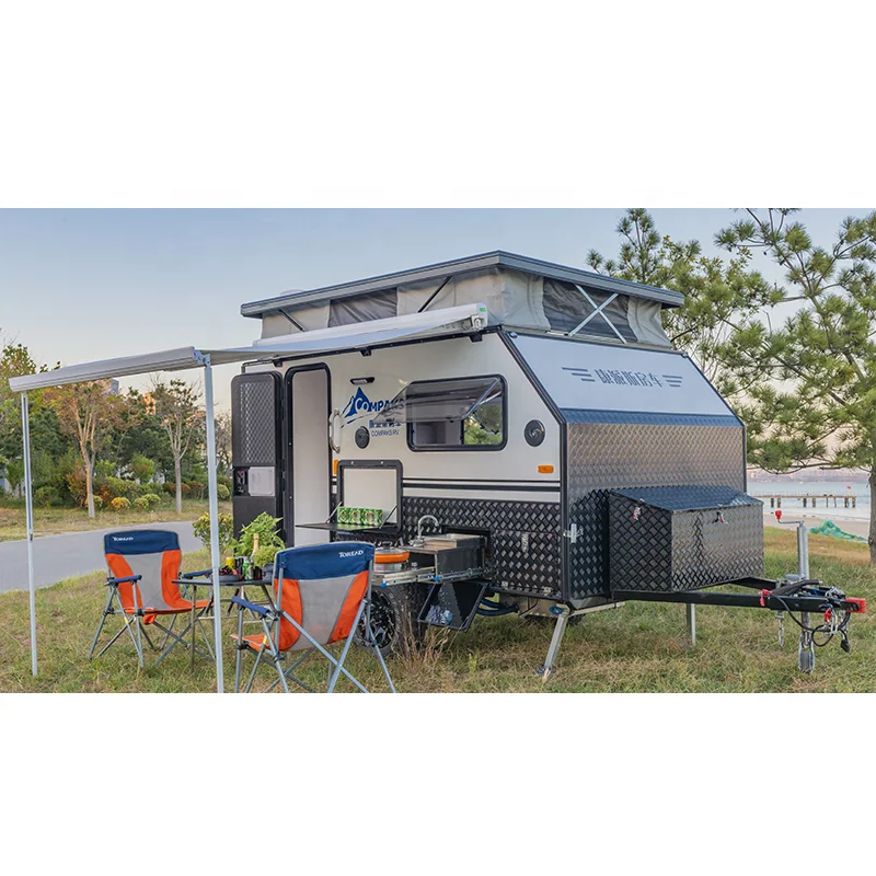 RVHOMELAND comfortable space economical and practical caravan trailer camping