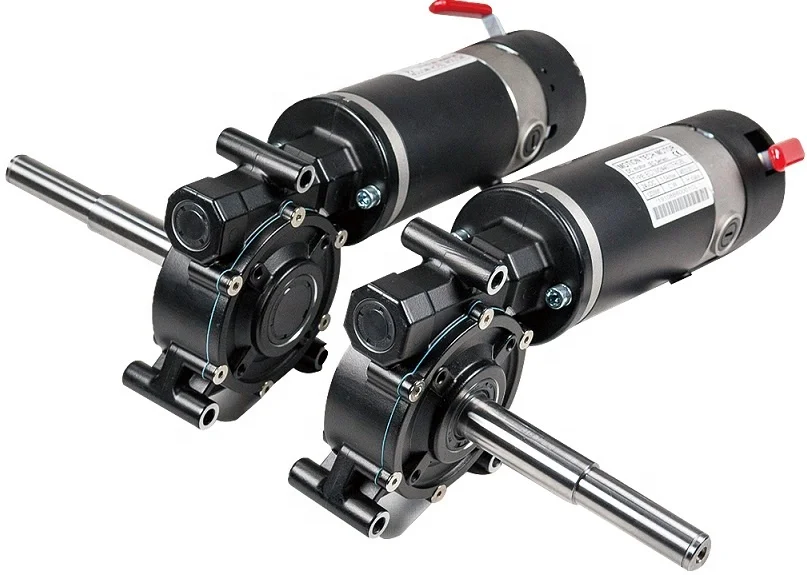 [MTM]1:25 Gearbox  Brush DC motor  with electromagnetic brake   24v 250 watt 4350RPM motor 12v electric wheelchair motor [EN 606