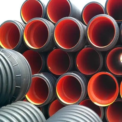 UP Best quality HDPE high density polyethylene DIN standard ISO 1492 plastic corrugated pipe for  ducting and irrigation purpose