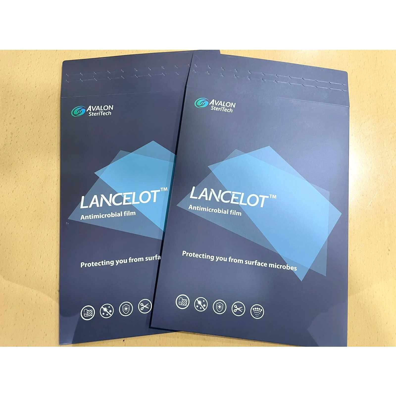 100% Biodegradable Multipurpose Surface Protection Avalon Steritech Lancelot Anti-Microbial Transparent Film