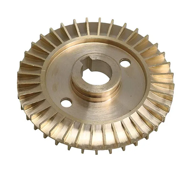 China factory CNC alloy cooper compressor vacuum dust collector centrifugal pump impeller