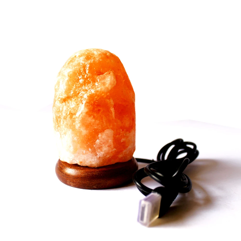 Pink USB Salt Lamps Pakistan, Pure and Natural Craft Home Decor Salt Night Lamp, Ideal Hand carved Salt Lamp for Decoration