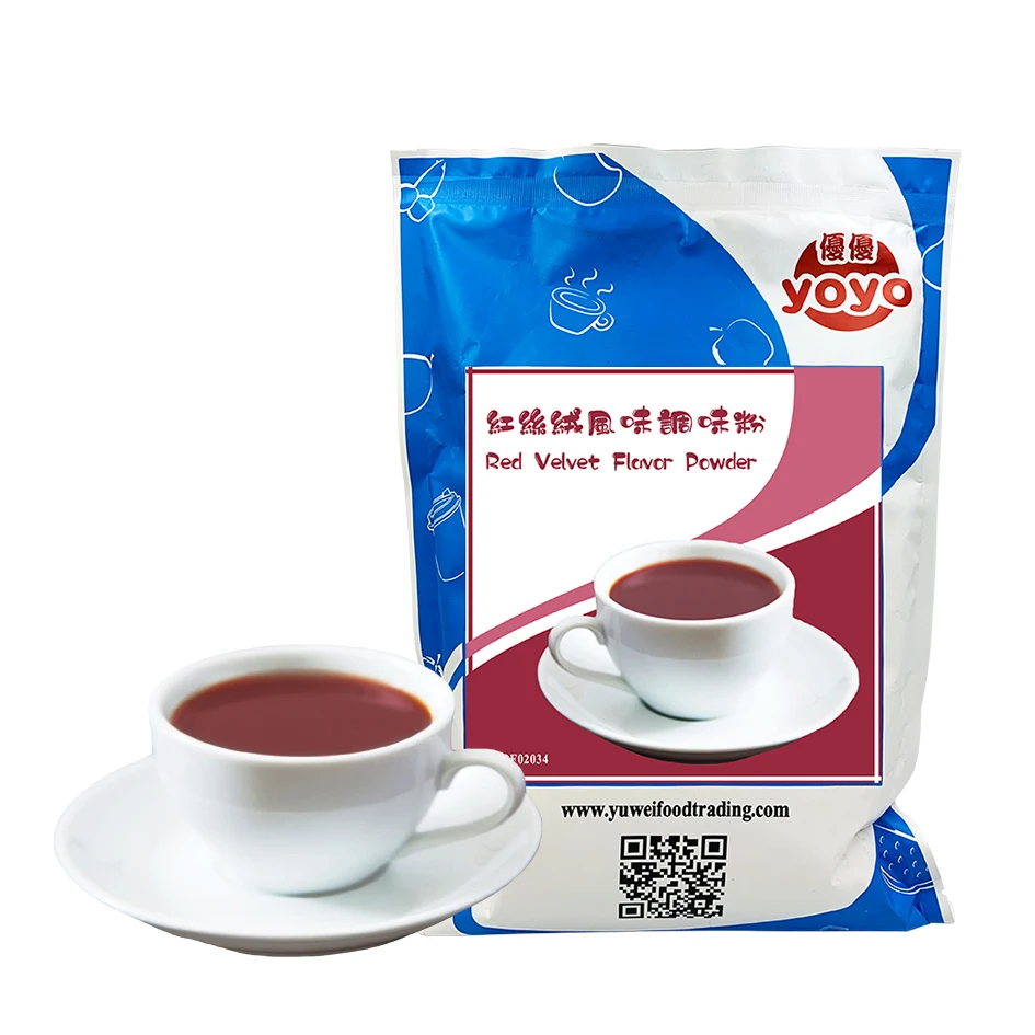 Молочный чай порошок красный бархат шоколад аромат напитков