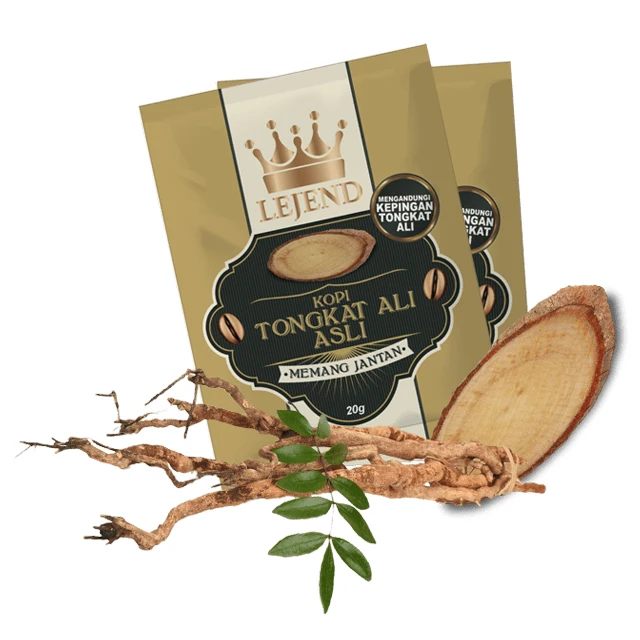 Most Effective for Men Power & Halal in Malaysia Kopi Lejend Instant coffee with 100% High quality Tongkat ali 20gms