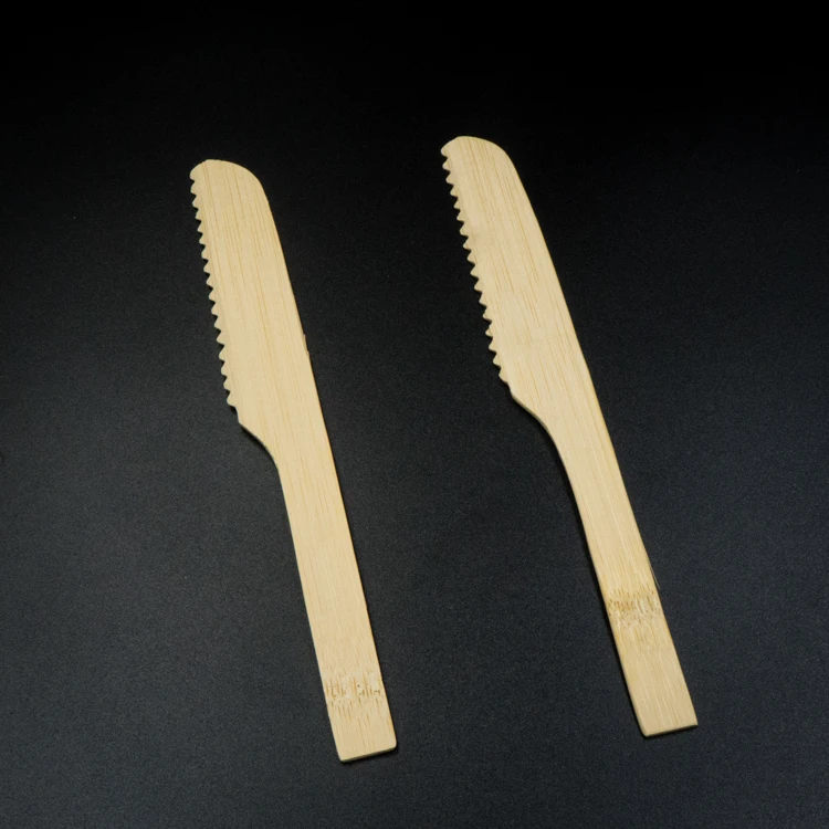 Disposable 170 mm bamboo knife fork spoon cutlery set Bamboo Disposable Wooden travel utensils disposable bamboo kitchenware