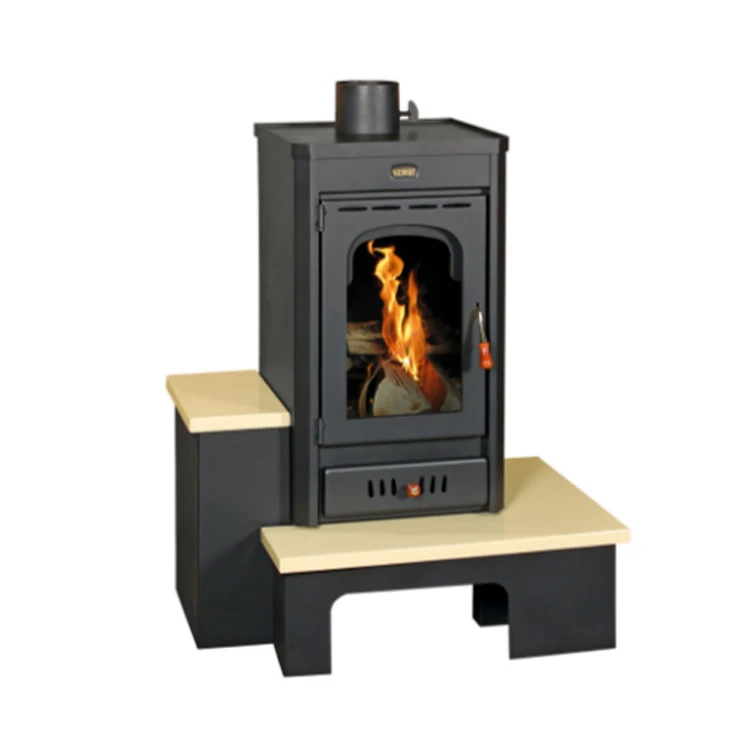 2021 Latest Design 3.6 kg/h Fuel Consumption 77 kg Weight Wood Burning Fireplaces Stove