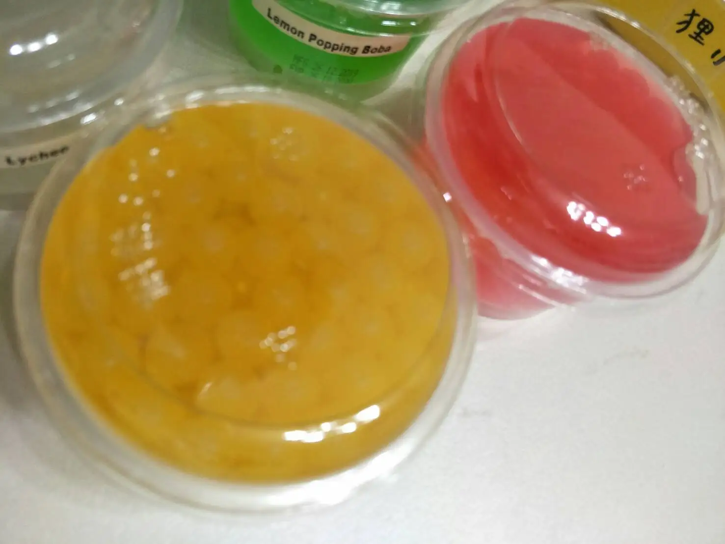 boba popping jelly bubble tea jar fruit pearls jelly accessories