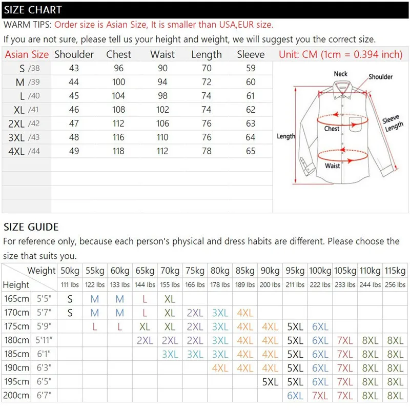 Men Long sleeve Lapel Business Wedding Party French Cufflink Shirts