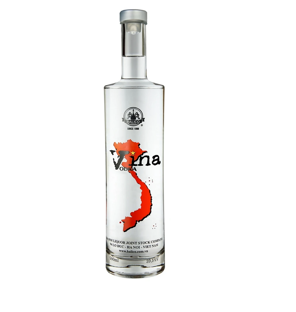 High Quality 39.5% Strong Natural Ecological Raw Materials Unique Product Alcohol Premium Quality Vina Vodka for Sale