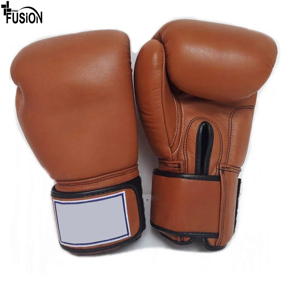  Оптовая продажа боксерские перчатки из натуральной воловьей кожи с напечатанным логотипом на заказ