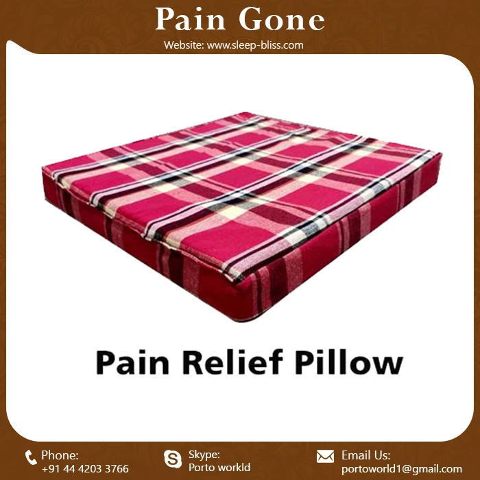 Pain Relief Pillow Back Pain Relief Instantly Using Frequency Embedded Pain Gone Pillow at Lowest Price