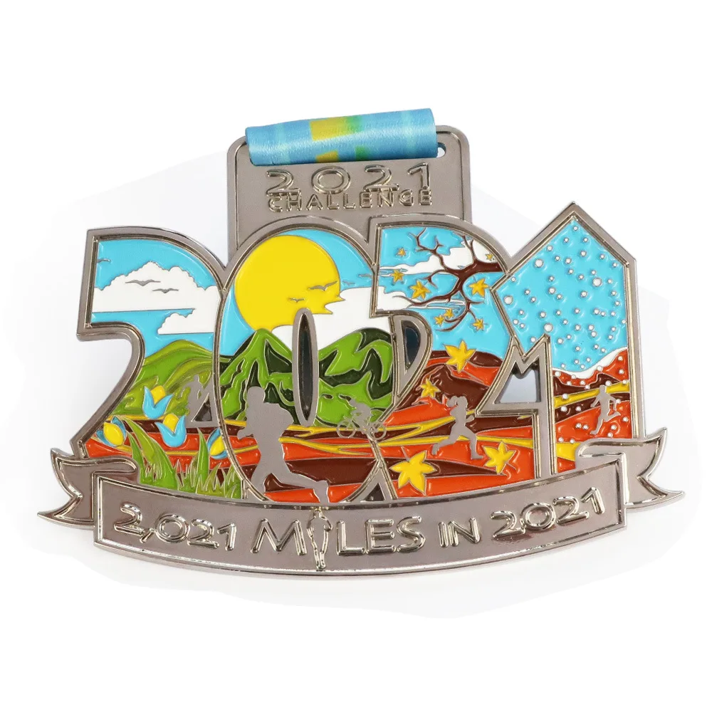 Custom Retractable Squid Surf Mirror Recycled Longzhiyu Mondiale Dark Mud Collection Rotary Customize Malaysia Medal