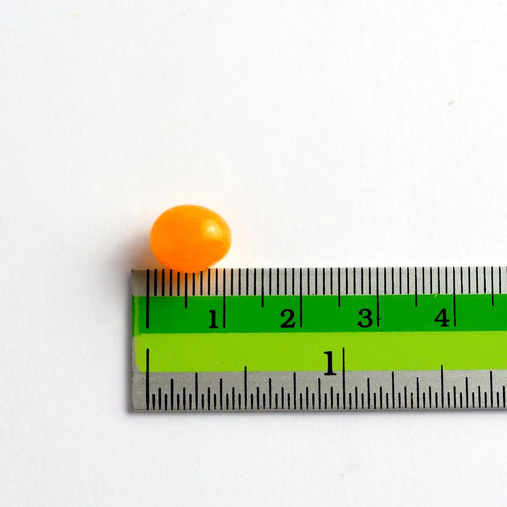 Fruite-10 Chewy Assorted Fruits Candy Glucose Cover Jelly Bean Candy Fruity Citrus Orange Flavor 25g