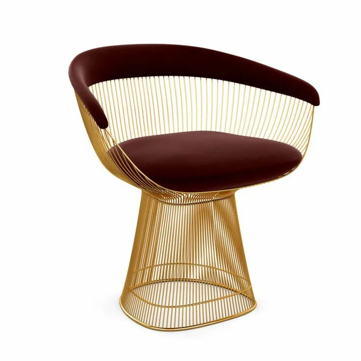 Кресло для отдыха, замшевое сиденье, блестящее Латунное покрытие, гальваническое покрытие, лидер продаж по оптовой цене из Индии