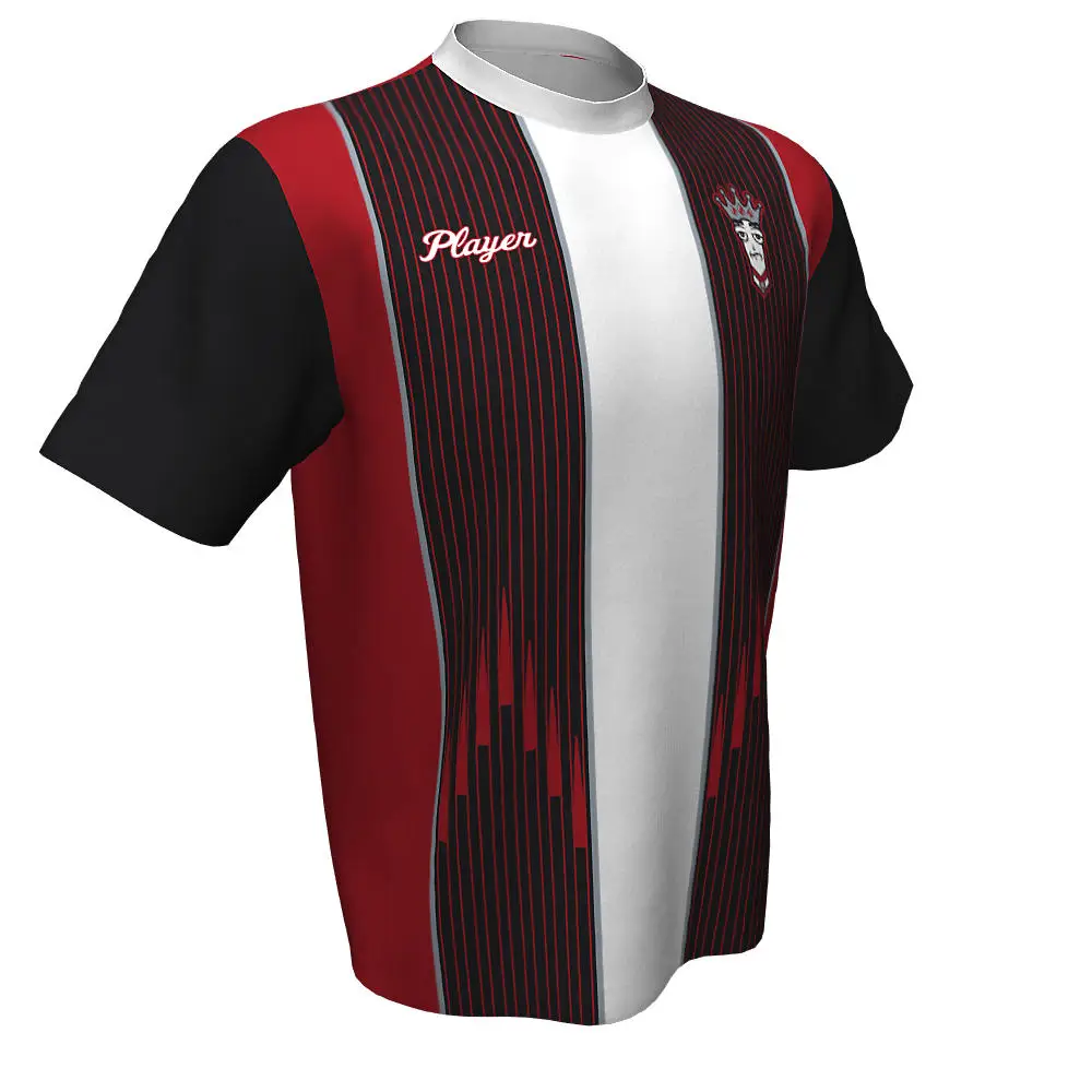 Custom Made Sublimation Short Sleeve Bowling Shirt King Pin