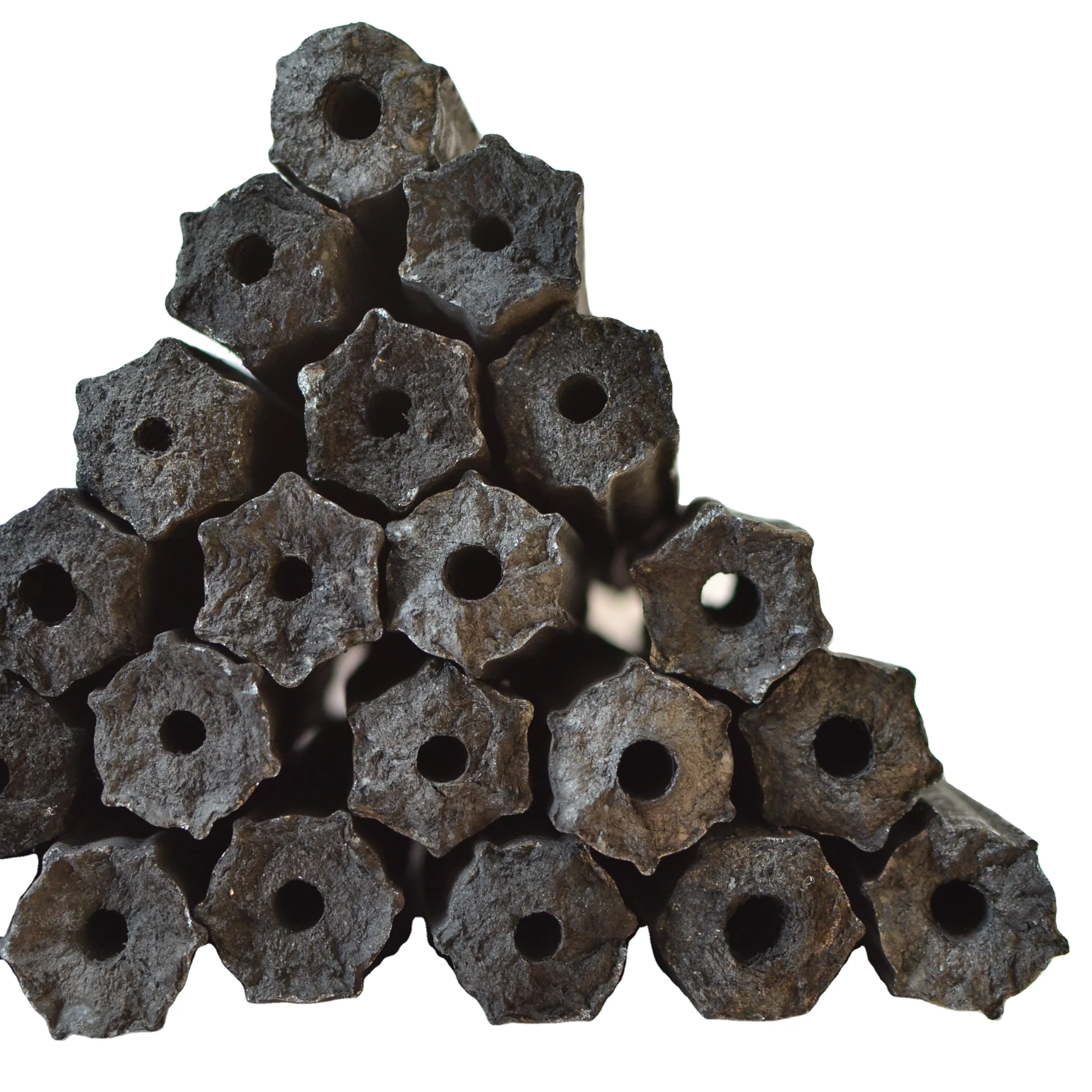 SAWDUST BRIQUETTE CHARCOAL BBQ CHARCOAL GRADE AB Longtime burning NO SMOKE HIGH HEAT