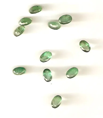 Natural Emerald 7x5 Oval Cut Gemstone Green Faceted Mineral Crystal for Jewelry Making High Quality IGI Certified Loose Gemstone