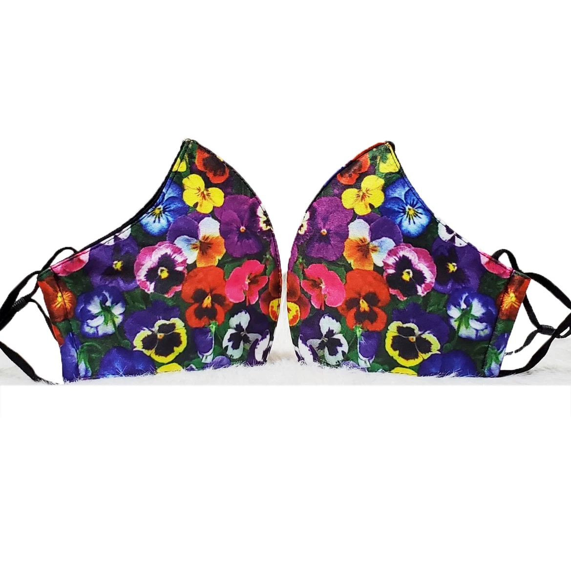 Logo Printed Reusable Luxury Fabric Cloth Designer Breathable Black Fashion Custom Cotton Mas k