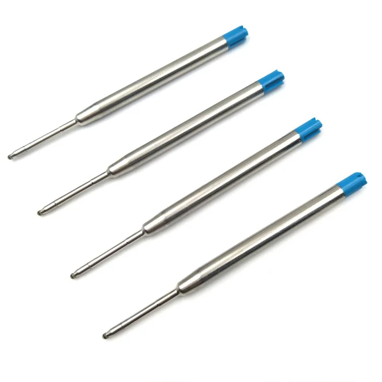 
Haobang 424 - black blue colour metal ball pen refill G2 ink pen refill ballpoint pen refill 1.0mm 0.7mm 