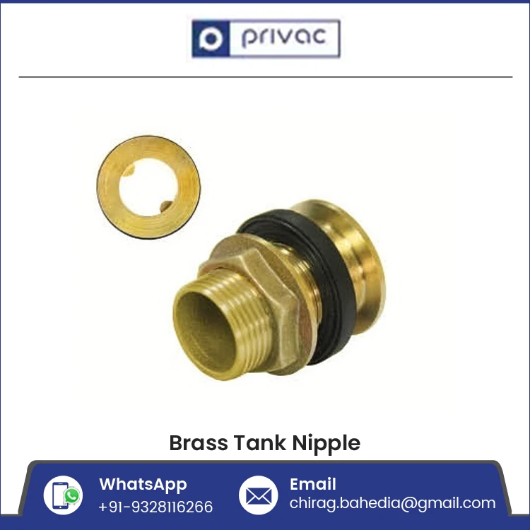 Excellent Quality Wholesale Nipple Brass Pipe Fitting Water Tank Connector