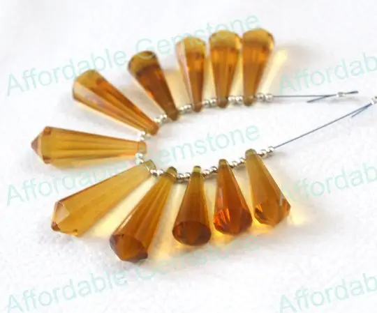 Цитрин кварц в форме подушки драгоценный камень оптовая продажа драгоценные камни бусины и изготовление драгоценных камней топ цитрин