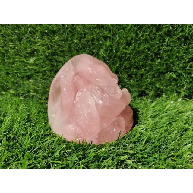 New Rose Quartz Ganesh Home decoration golden Ganesha statue of Goddess  for sale at wholesale price for sale