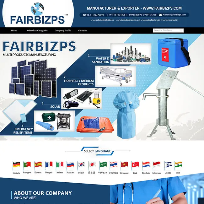 Alibaba Minisite Design Services Provider from India