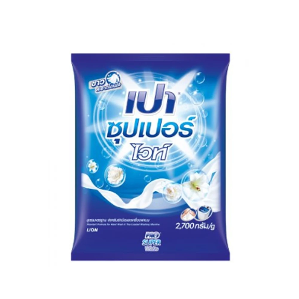 PAO Super White Standard Formula Washing Powder Detergent Laundry Detergent for FabricCloth