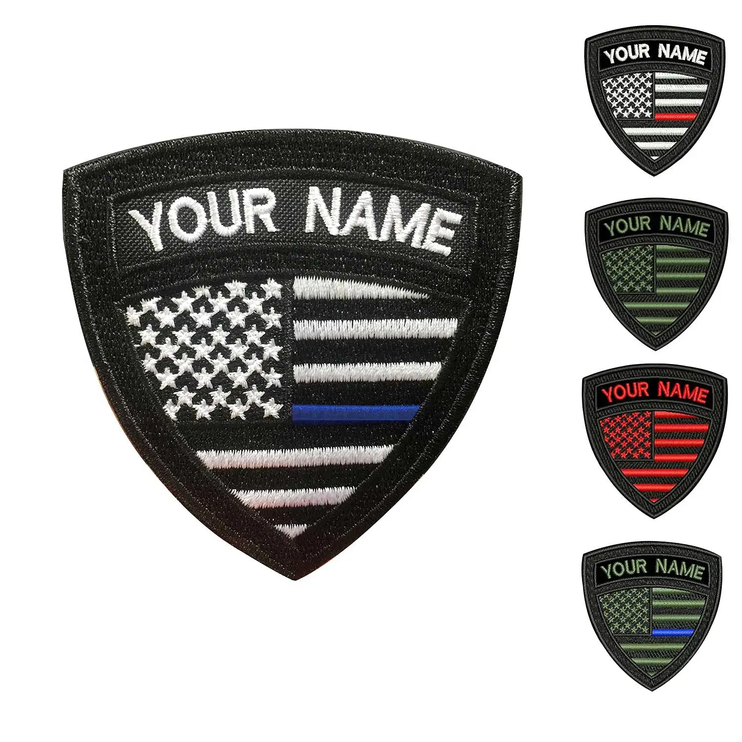 Embroidered Name Tapes Custom Plate Carrier Patch magic sticker Ghostbusters Flight Suit Name Tags