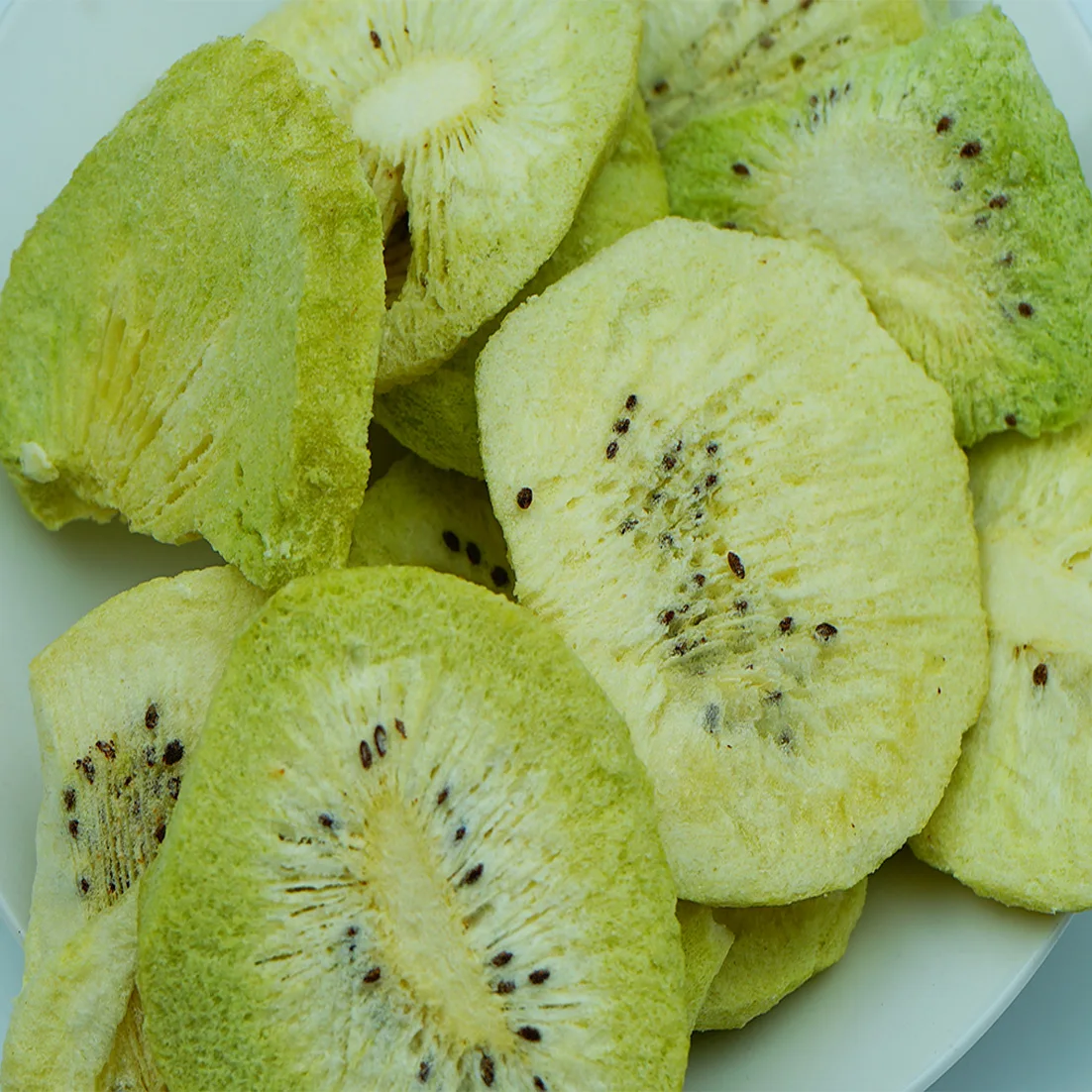 
2021 hot sale direct factory manufacture 100% nature and nutrition manufacture professional freeze drying kiwi fruit crisp 
