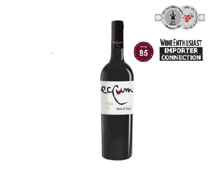 Eccum Nero di Troia IGP 13% Puglia Italy Italian Red Wine 750ml vino elegant soft vinho alcoholic beverage wines vinos italiano